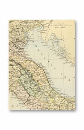 Antique Map of Italy - Early 1800 Vintage Maps of the World