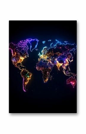 Global illuminated map