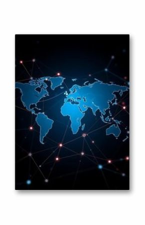background with map