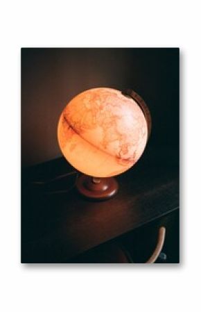 Globe with light