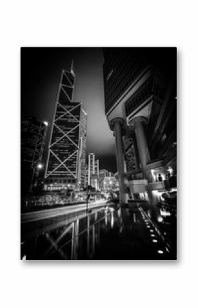 Modern architecture in black and white
