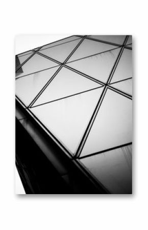 Hong Kong Commercial buildings tune in Black and White