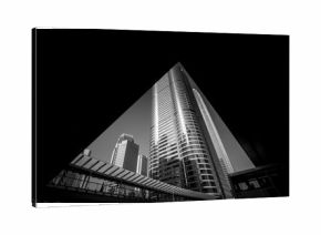 Hong Kong Architecture Black And White