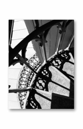 Artistic, Abstract black and white photography with architectural elements 