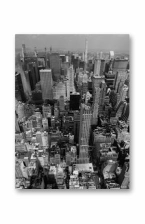 New York City skyline Black and White photo