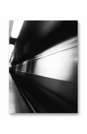 Subway Train Speed Blur Motion Abstract