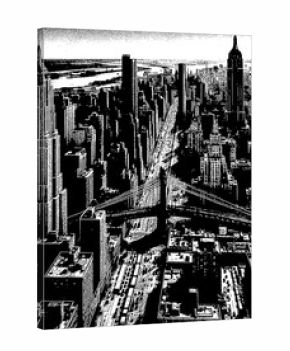 new york city black and white