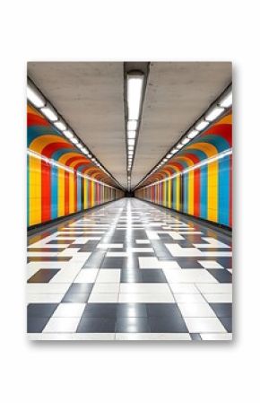 Colorful Underground Passage Architecture Design