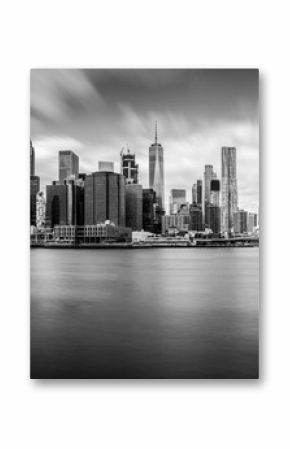 Manhattan from Brooklyn (B&W)