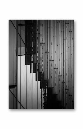 Modern architecture black and white 