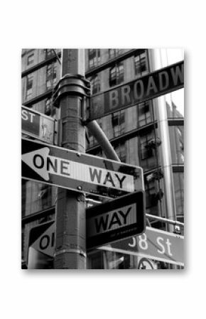 Street sign in New York City