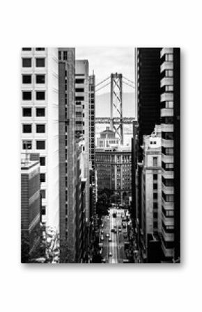 San Francisco Downtown in Black and white