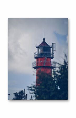 Lighthouse in Buesum northern Germany. High quality photo