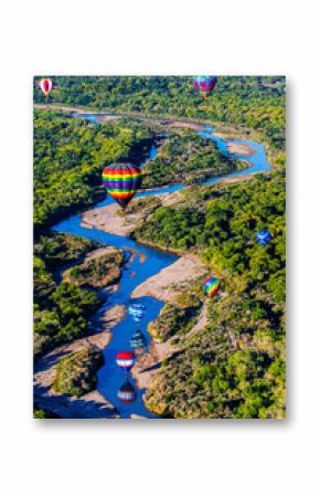 Hot Air Balloons Over the Rio Grande