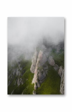 fog in the mountains