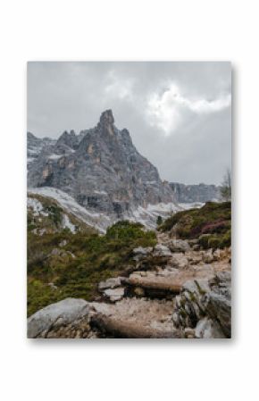 The road to Lake Sorapis, Alps, Dolomites - Italy