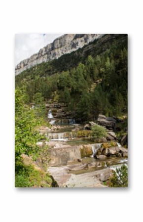 The Ordesa Valley in Spain, Pyrenees, different shots and framing