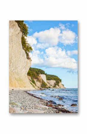 East coast of Rügen, Germany, with its famous chalk cliffs at Jasmund National Park