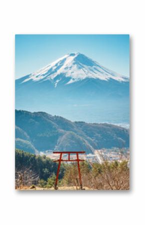 Tenku no Torii with Mount Fuji View, Kawaguchiko Lake, Japan
