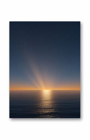 sunset over the sea