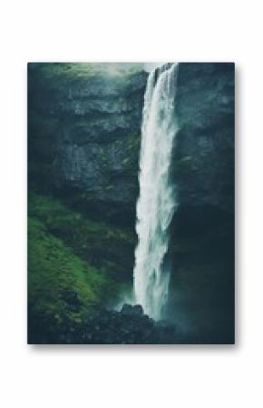 Waterfall nature outdoors plant.