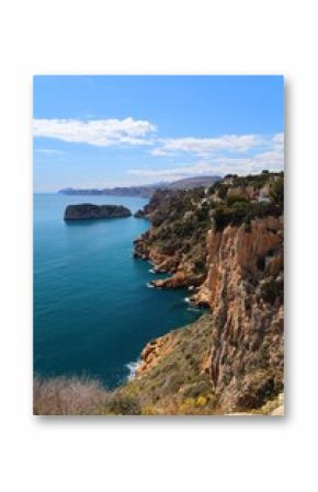Cap de la Nau cliffs in Spain