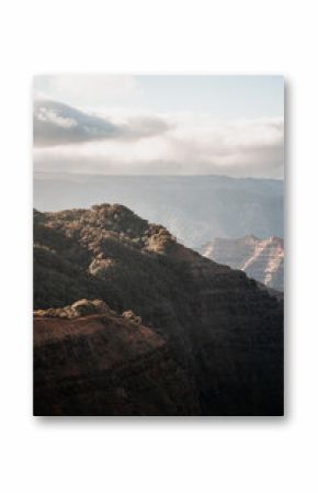 Kauai Waimea Canyon State Park, View of the Napali Coast during sunrise