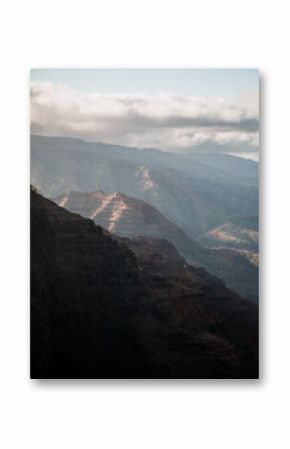 Kauai Waimea Canyon State Park, View of the Napali Coast during sunrise