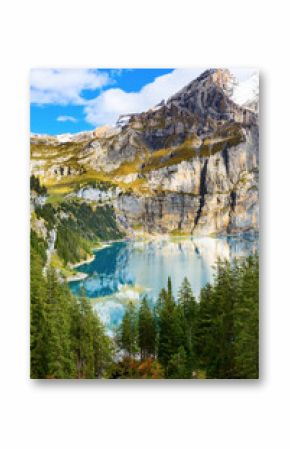 Oeschinensee lake, Swiss Alps, Switzerland