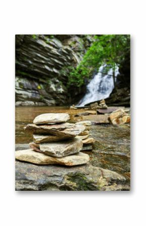 Lower Cascade Falls near Hanging Rock State Park in central North Carolina