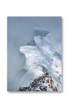 Glacier in Mont Blanc Massif, Mont Blanc du Tacul, Chamonix, France, Europe