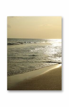Picturesque view of beautiful sea at sunrise