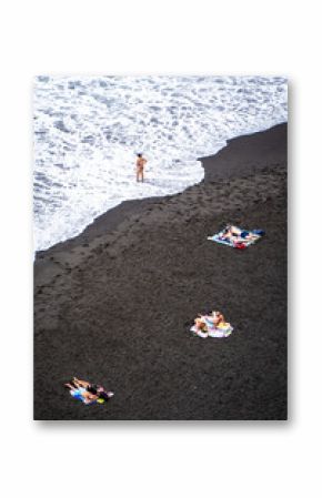 people on the beach