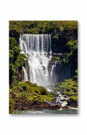 The Iguazu Waterfalls between Argentina and Brazil