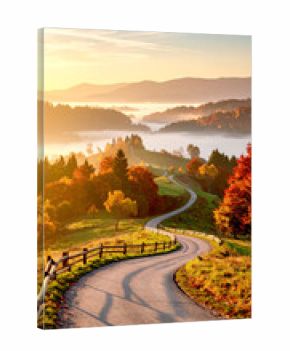 Schöne Landschaft im Herbst 