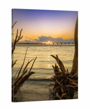Sunrise in Matanzas Inlet Florida