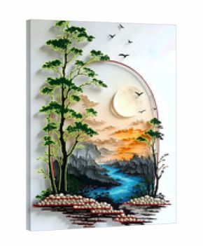 Landscape with trees I Wall Decor 