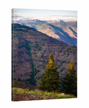 Close Up Of Steep Canyon Walls