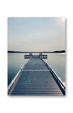 Michigan lake dock