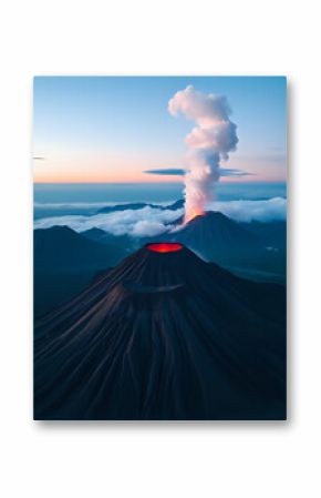 Volcano - Active volcano that erupts lava.