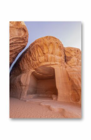 Spectacular rock formations in AlUla, Saudi Arabia