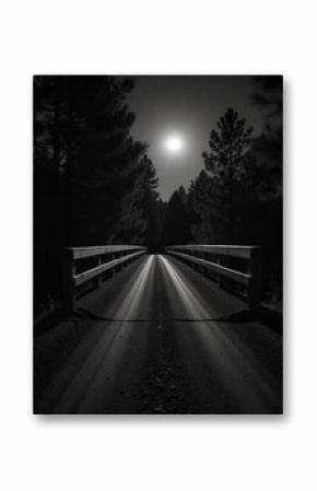 road in the night