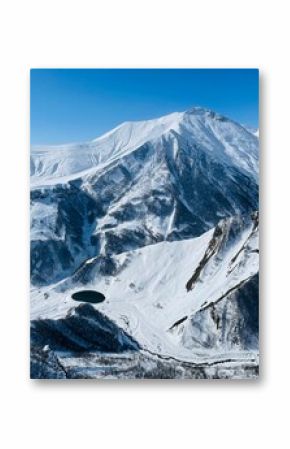 snow covered mountains