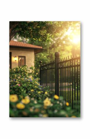 fence in the garden