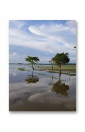 lake and sky