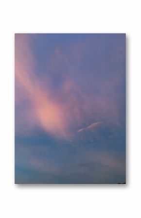 the sky is bright blue and red at sunset.