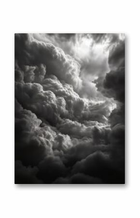 dark gloomy dramatic clouds in the sky storm