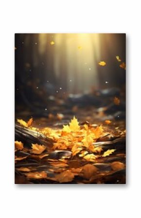 Autumn leaves background