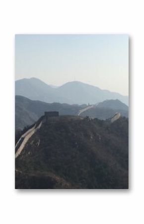 view from the mountain to the great wall