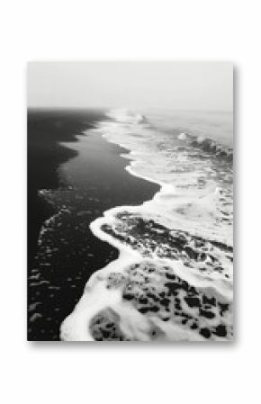 Seashore in Black and White